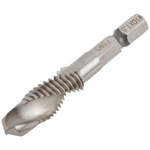 Сверло-Метчик комбинированное метрическое, быстрорежущая (HSS) сталь Р6М5,  М10х1,5 мм, 26/59 мм 70908 FiT