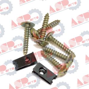 Брызговики задние к-кт для Mercedes Benz W204 2007-2015