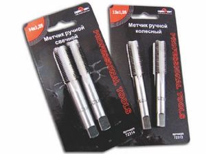 "Метчик ручной М12х1,25 комплект в блистере из ""Сервис Ключ"""