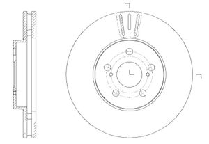 Диск тормозной вентилируемый G-brake GR-20218 gr20218 G-Brake