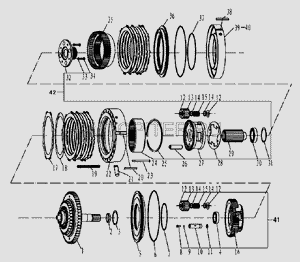 Фрикционный диск ZL50.3.5-5 3030900140 SDLG