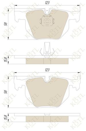 Колодки тормозные задние дисковые к-кт для BMW 3-серия E92/E93 2006-2012