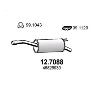 Глушитель выхлопных газов конечный