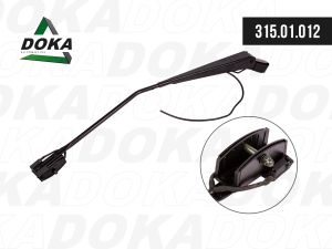 Рычаг щётки левый, длинный| 850 мм| МАЗ-206/256 31501012 Doka