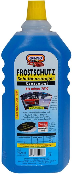 Концентрат зимнего стеклоомывателя до -75°С канистра 1000 мл