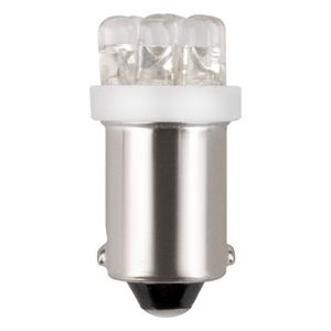 Светодиод 12V T8,5 (T4W) 7 LED диодов BA9s 1-конт Белая SKYWAY Габариты min10 (2шт) s08201232 Skyway