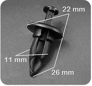 Клипса крепежная 0287 1100287 H&Q