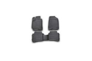 Комплект резиновых автомобильных ковриков в салон HYUNDAI Solaris, 2010-2014, 4 шт. (полиуретан) nlc2041210h Element Autofamily