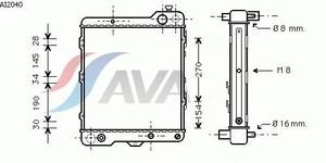 Радиатор, охлаждение двигателя