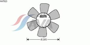 Вентилятор, охлаждение двигателя VW7523 Ava