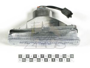 Туманка правая 024105r Zevs