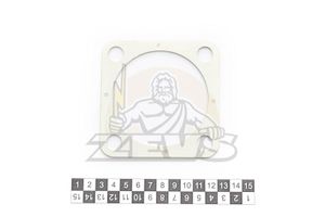 Прокладка глушителя, , gem82001 Zevs