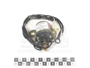 Реле стартера/свечи накаливания MMC 12/24V/100A jd239q Zevs