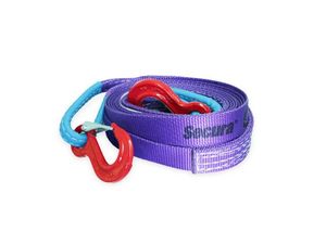 Ремень буксировочный эластичный 6 т 5 м серия PRO "Secura" Крюк/Крюк, Tplus t007185 T-Plus