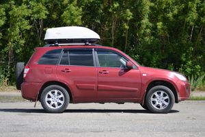 Бокс-багажник на крышу аэродинамический белый Turino Compact 360 л