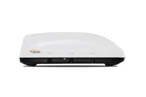 Бокс-багажник на крышу аэродинамический белый Turino Compact 360 л