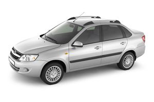 Рейлинг LADA GRANTA Гранта 2190 седан 2011- серебристый муар без поперечин