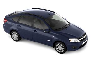 Рейлинг (Черный муар)  LADA Granta Лифтбек 2014-