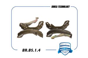 Колодка тормозная задняя Aveo T200/T250,Spark M300,Ravon R3 с рычагом