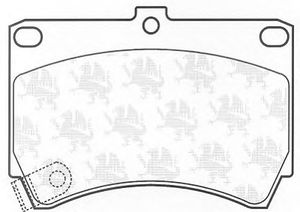 Комплект тормозных колодок, дисковый тормоз BP567 Qh