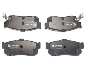 Тормозные колодки задние, Low Metallic C12CR0067 Cworks