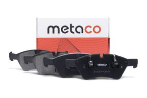 Колодки тормозные передние к-кт 3000089 Metaco