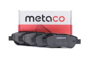 Колодки тормозные передние к-кт 3000148 Metaco