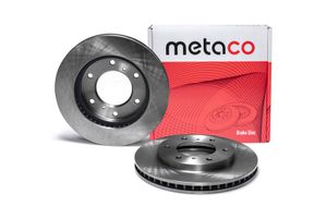 Диск тормозной передний вентилируемый 3050054 Metaco