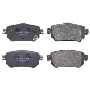 Тормозные колодки дисковые NISSAN QASHQAI/X-TRAIL 07- DFP2070 Double Force