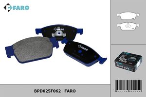 Колодки тормозные дисковые передние (комплект) BPD025F062 Faro