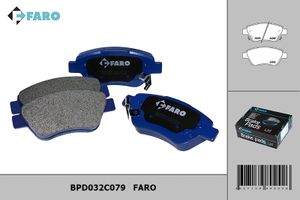 Колодки тормозные дисковые передние opel corsa b/c/d, adam 2 BPD032C079 Faro