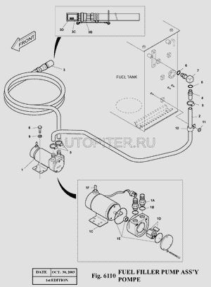 Шланг 185-00167d3 18500167d3 Doosan