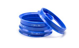 Кольца центровочные 65,1х60,1 BLUE 4 шт высококачественный пластик apu00003blx SDS Exclusive