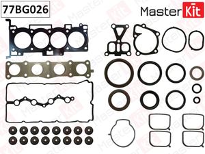 Набор прокладок верхний для Hyundai Sonata VI 2010-2014 77bg026 MasterKit