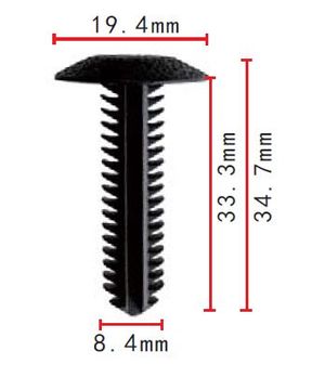 Клипса крепёжная C478; 10478; AK778079; 0693; 15588078 AK778079 Autokrep