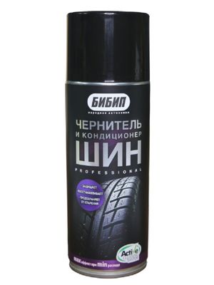 БиБип Чернитель и кондиционер шин professional аэрозоль 520мл