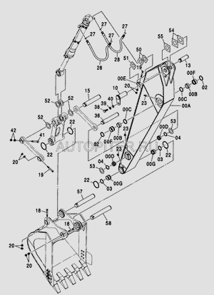 Палец 3079545 Hitachi