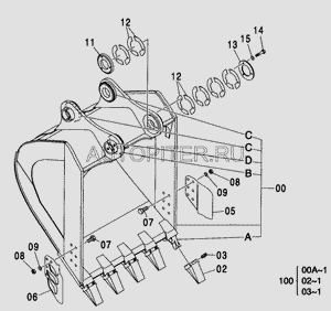 Коронка 4400251 Hitachi