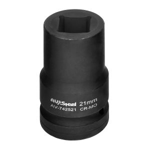 Головка ударная 21мм 1" (4-гранная) - футорка "AVSteel" av742521 AV Steel
