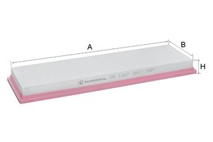 Фильтр салона АНАЛОГ (OEM) cn1267 Nordfil