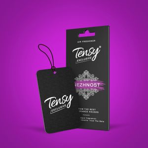 "Освежитель (ароматизатор) подвесной картон Tensy эксклюзив ""Нежность"""