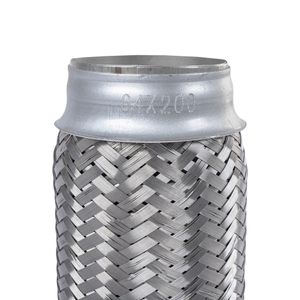 Компенсатор (гофра) выхлопной системы 3х-слойная Innerbraid 64x200 UNIVERSAL D=64mm L=200mm GANZ GIG05001