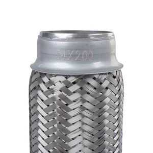 Компенсатор (гофра) выхлопной системы 3х-слойная Innerbraid 55x200 UNIVERSAL D=55mm L=200mm GANZ GIG05008