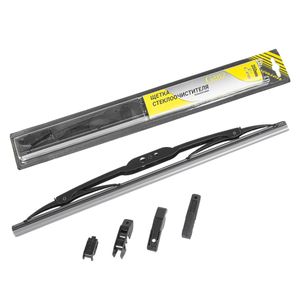 Щетка стеклоочистителя 350 мм каркасная 1 шт GANZ ECO GIS01002 (4 адаптера)