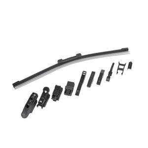 Щетка стеклоочистителя 360 мм бескаркасная 1 шт GANZ NEW GIS01027 (10 адаптеров)