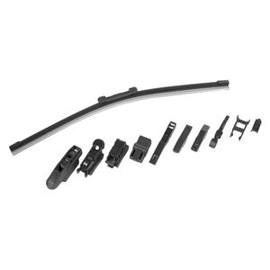 Щетка стеклоочистителя 410 мм бескаркасная 1 шт GANZ NEW GIS01029 (10 адаптеров)