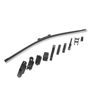 Щетка стеклоочистителя 450 мм бескаркасная 1 шт GANZ NEW GIS01031 (10 адаптеров)