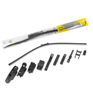 Щетка стеклоочистителя 700 мм бескаркасная 1 шт GANZ NEW GIS01038 (10 адаптеров)