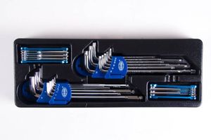 Набор шестигранных и Torx ключей 4 комплекта в ложементе Licota ack384008 Licota