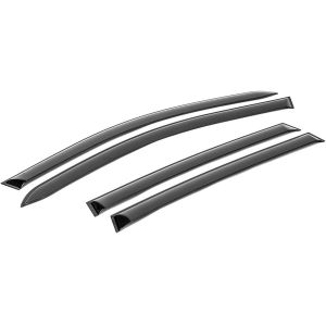 Дефлекторы окон, AutoFlex, для Nissan Terrano 2014-2016 2016-, литьевой поликарбонат, 4 шт.